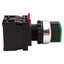 Used Omron A22RW-3MG-24A-20 Green Illuminated Selector Switch, 3-Position, 2NO, 24V