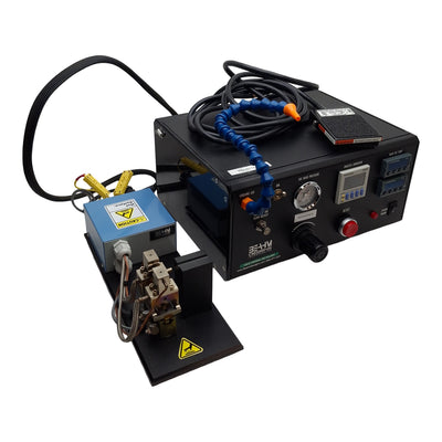 Used Beahm 220-B Thermal Die Bonder 200-500°F, 1-9999sec Timer, 0-100PSI, 120VAC