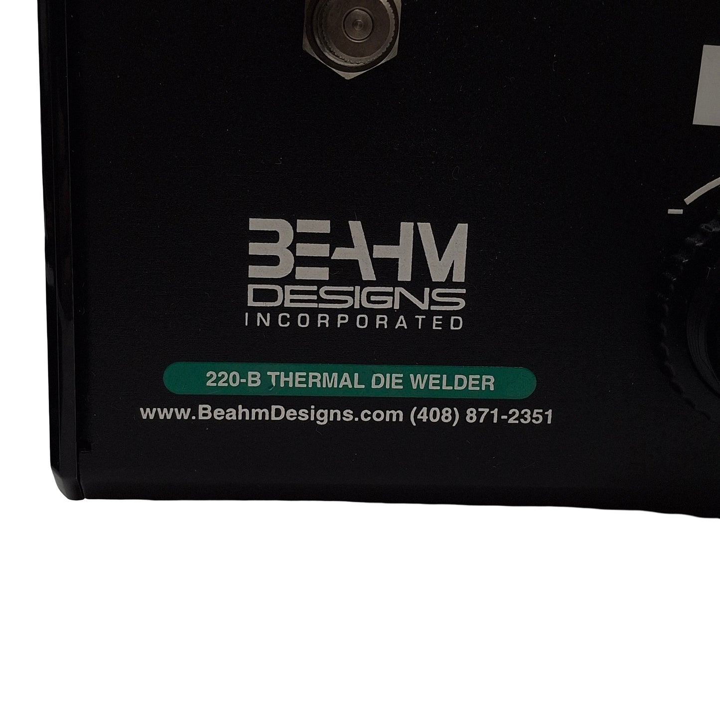 Used Beahm 220-B Thermal Die Bonder 200-500°F, 1-9999sec Timer, 0-100PSI, 120VAC