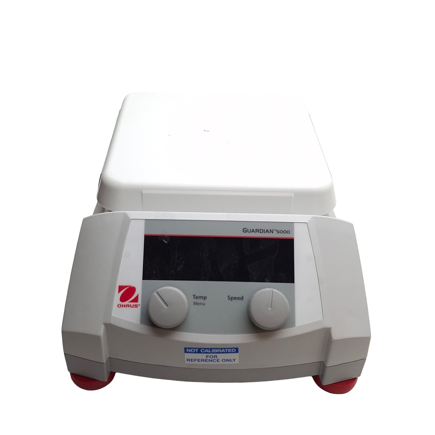 Used Ohaus e-G51HS07C Hotplate Stirrer, 60-1600RPM, 15Liters, 120VAC 10A, 7x7in