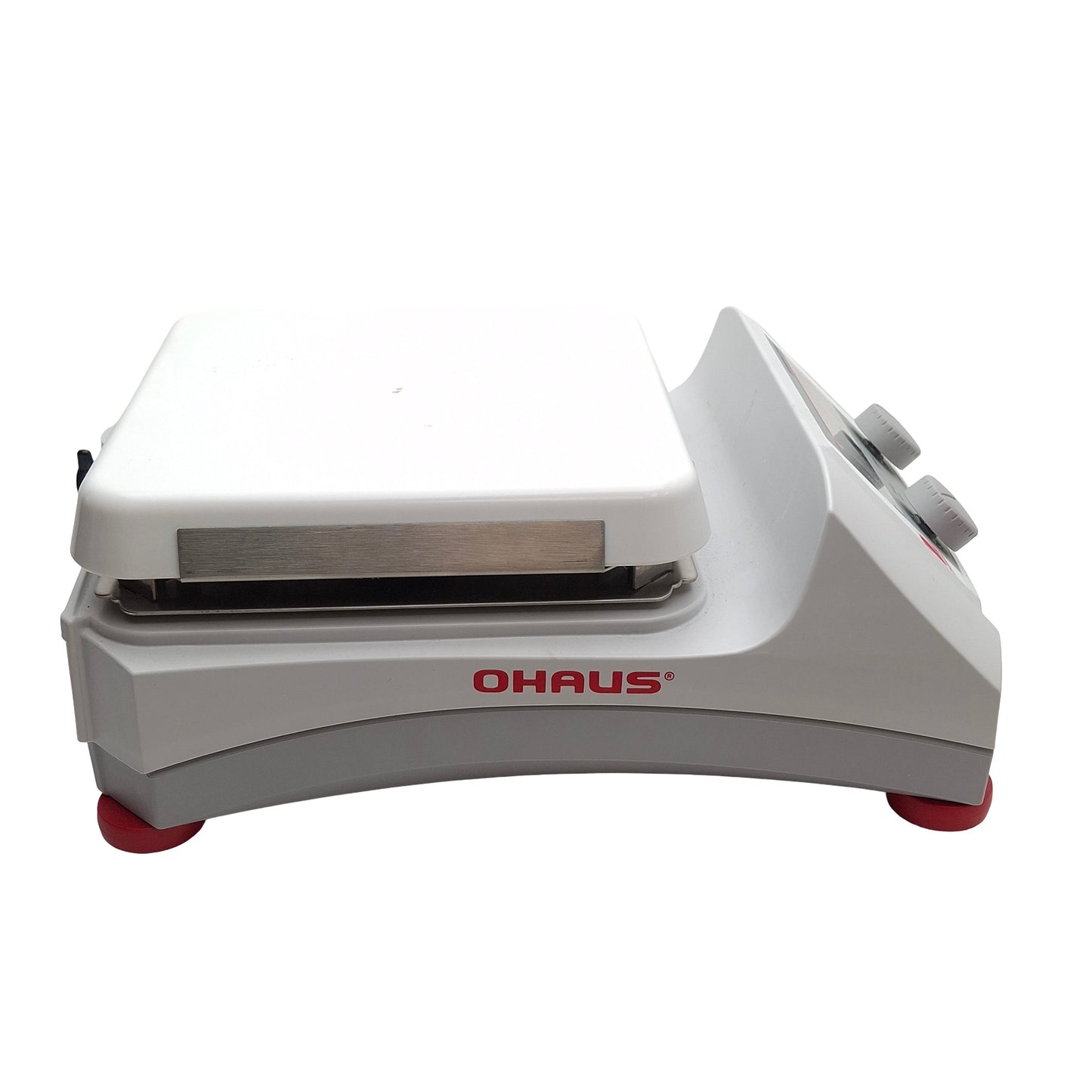 Used Ohaus e-G51HS07C Hotplate Stirrer, 60-1600RPM, 15Liters, 120VAC 10A, 7x7in