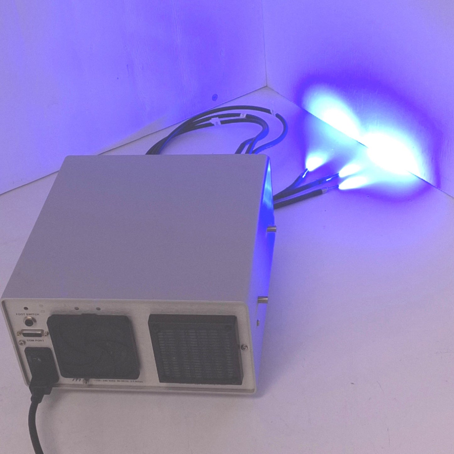 Used Dymax BlueWave 200 V3.0 UV Curing Spot Lamp, 200W 280-450nm, 100-240VAC