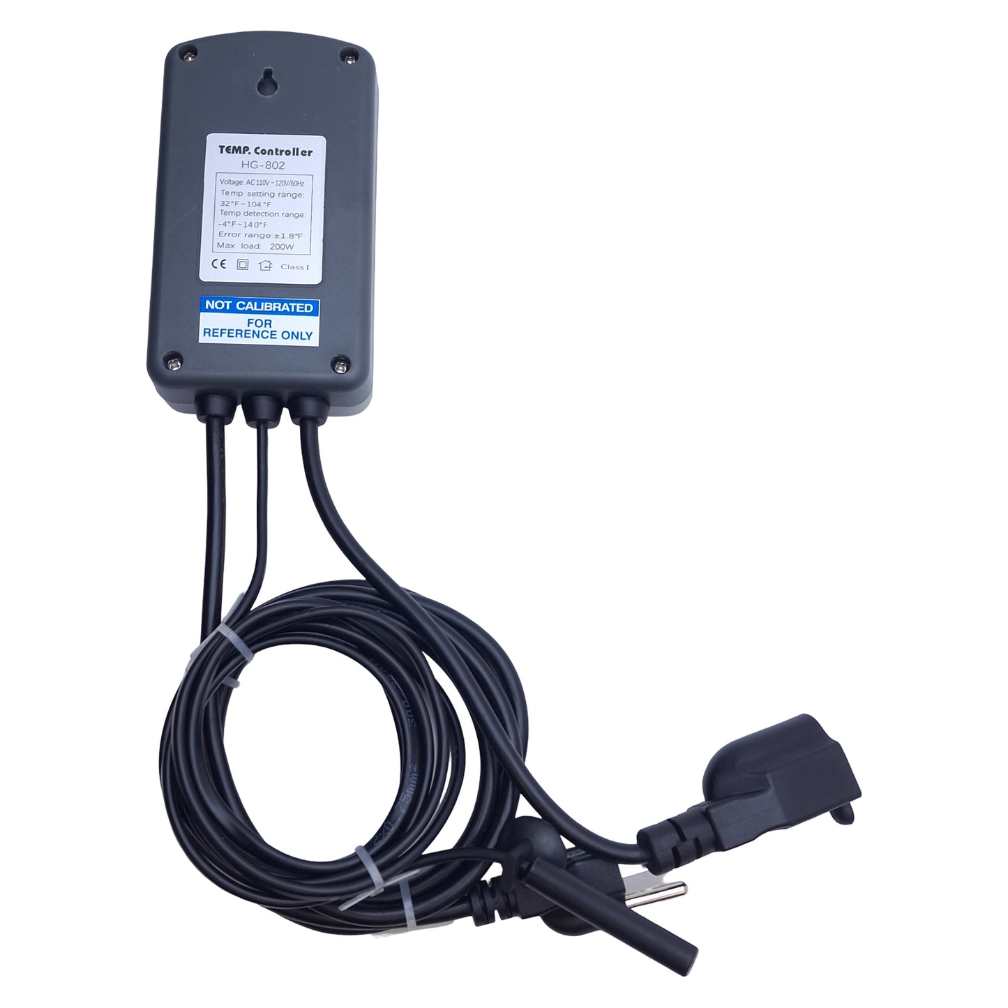 Used Hygger HG-802 Temperature Controller w/ Heater 110-120VAC, 100W, 5.5ft Cord