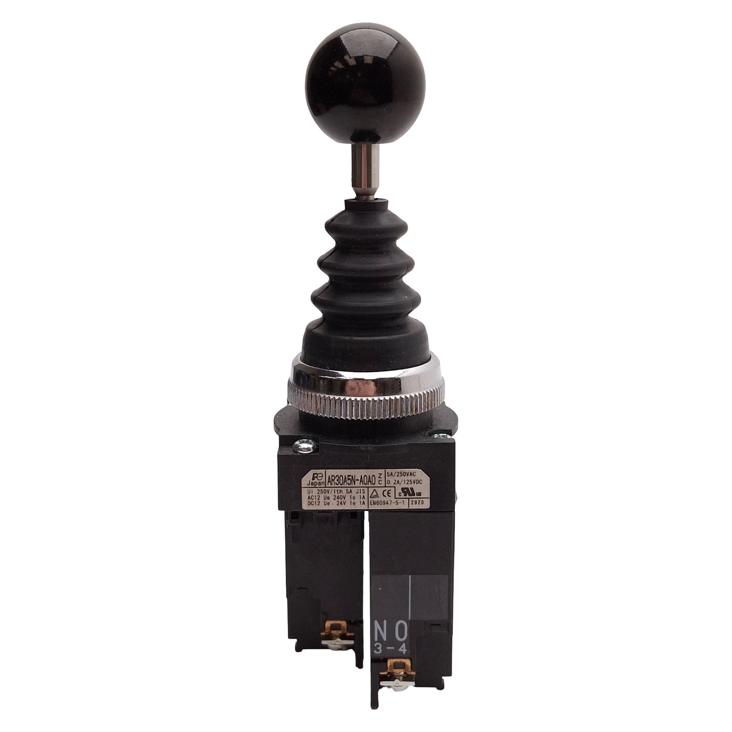 Used Fuji Electric AR30A5N-A0A0 Momentary Joy Stick Selector Switch, 2-Position, 2NO