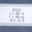 Used Chatillon DFGS2 Digital Force Gauge, 4-1/2 Digit LCD, 2lbf Capacity, RS232