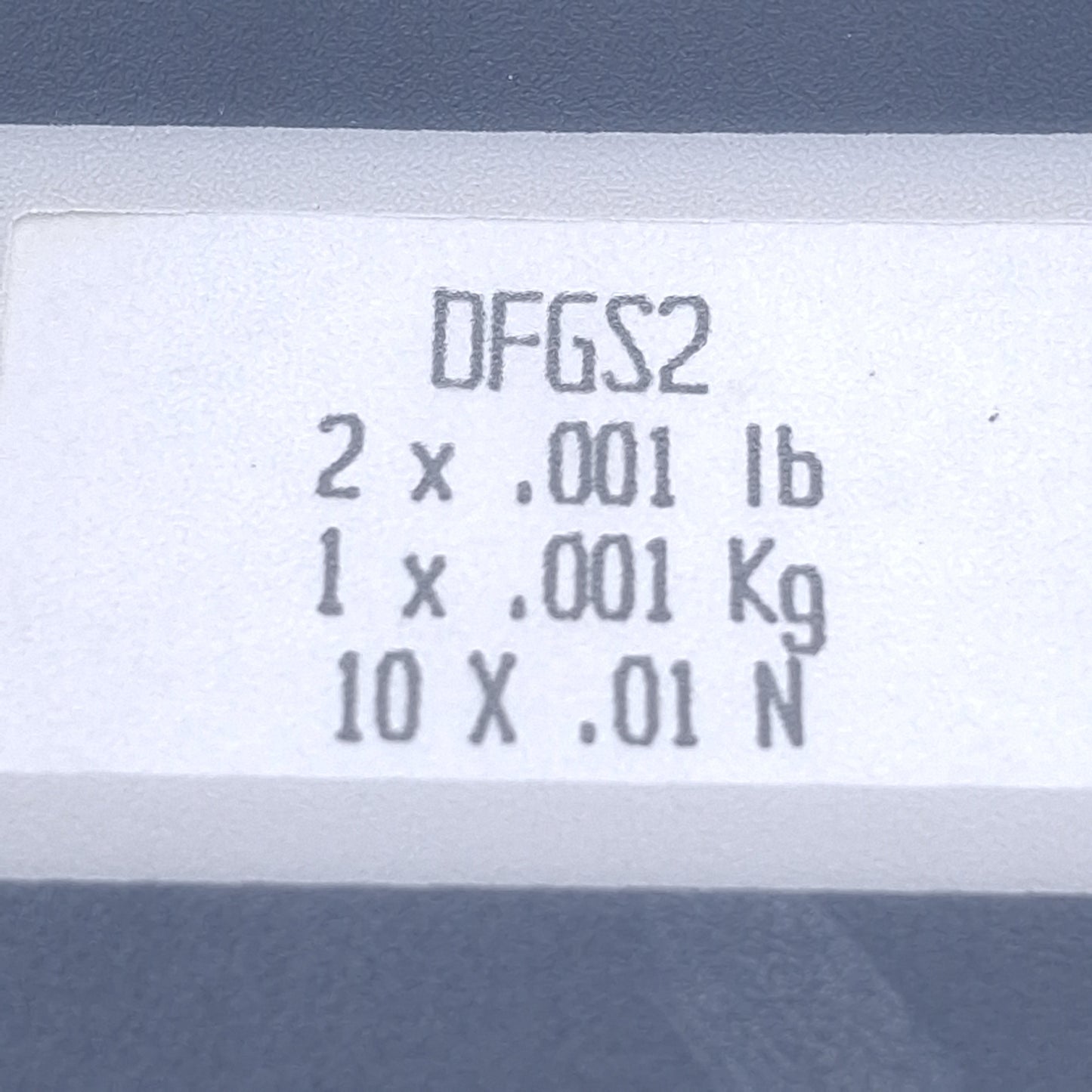 Used Chatillon DFGS2 Digital Force Gauge, 4-1/2 Digit LCD, 2lbf Capacity, RS232
