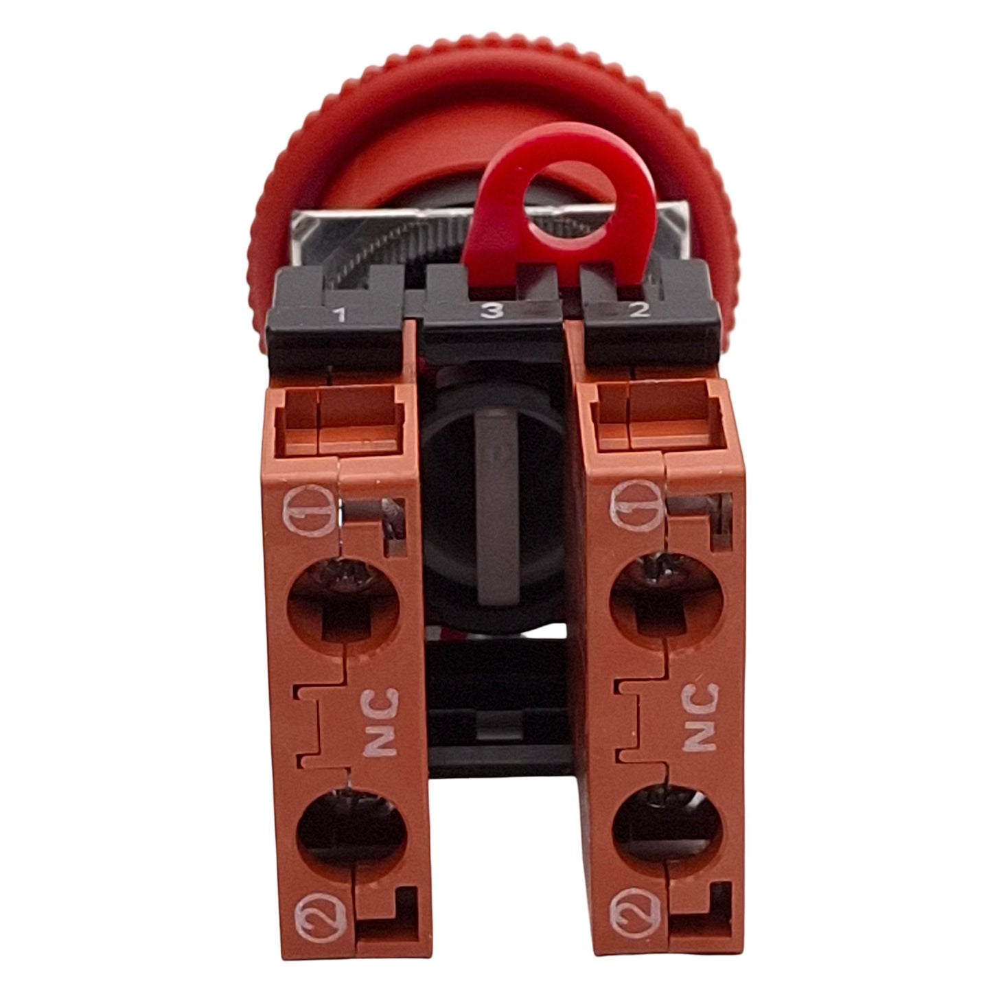 Used Omron A22E-M-02 Pushbutton E-Stop, 2NC, Twist-Release, Red ø40mm Mushroom