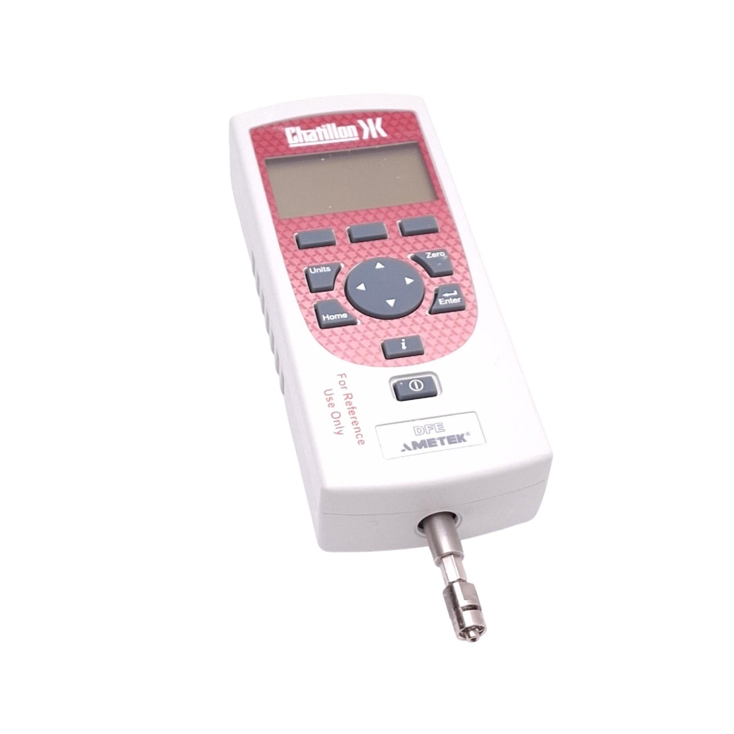 Used Chatillon DFE-025 Digital Force Gauge, 25lbf/400ozf/100N Max, +-0.25%, 120VAC