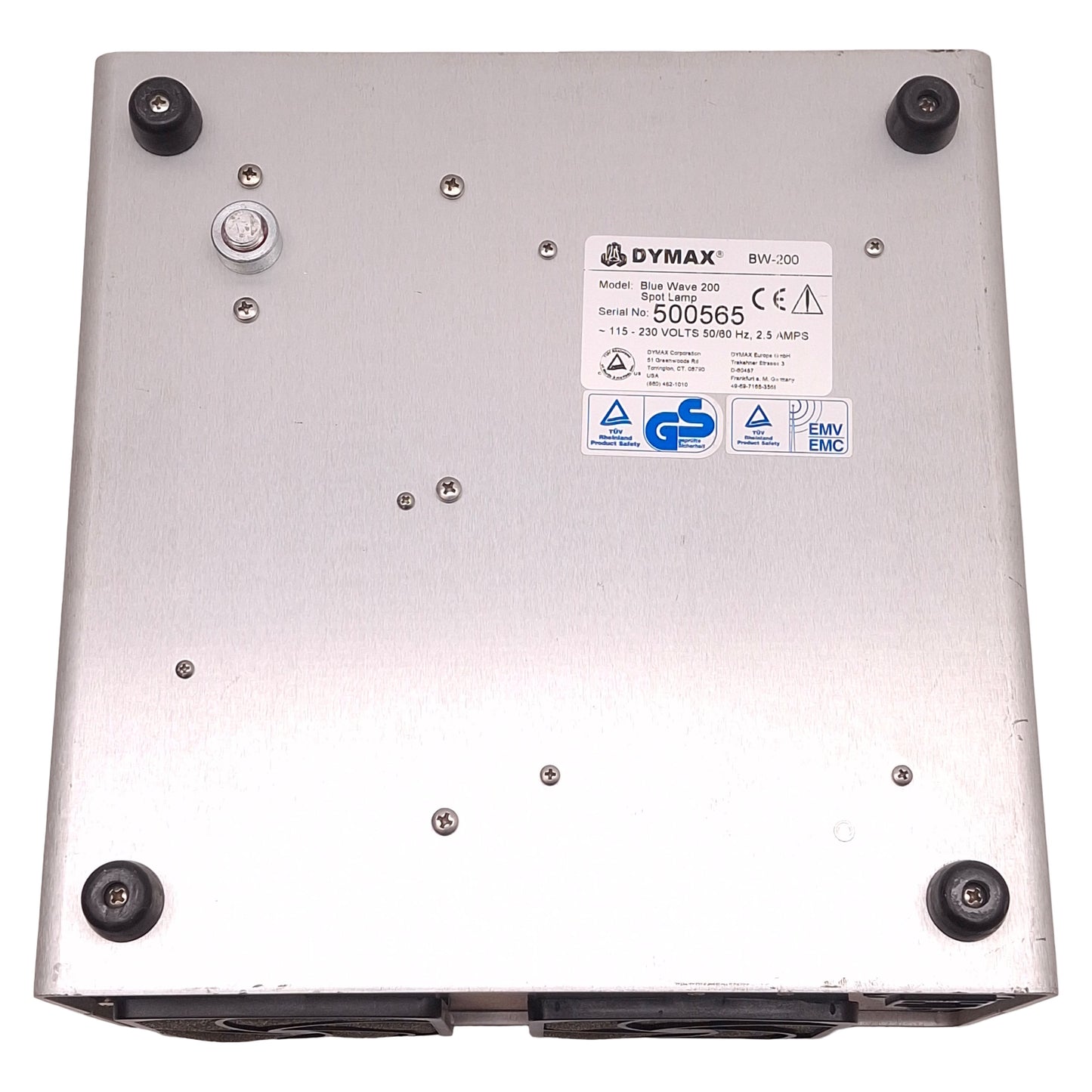 Used Dymax BlueWave 200 V1.0 UV Curing Spot Lamp, 200W 300-450nm, 115-230VAC