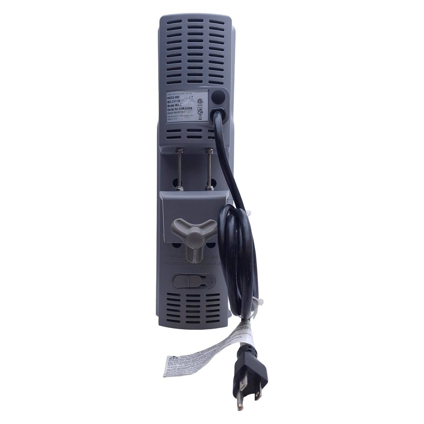 Used WVR MX-CV11B Immersion Circulator Heater, 10° to 135°C, 2.3psi Max, 13.5 l/min