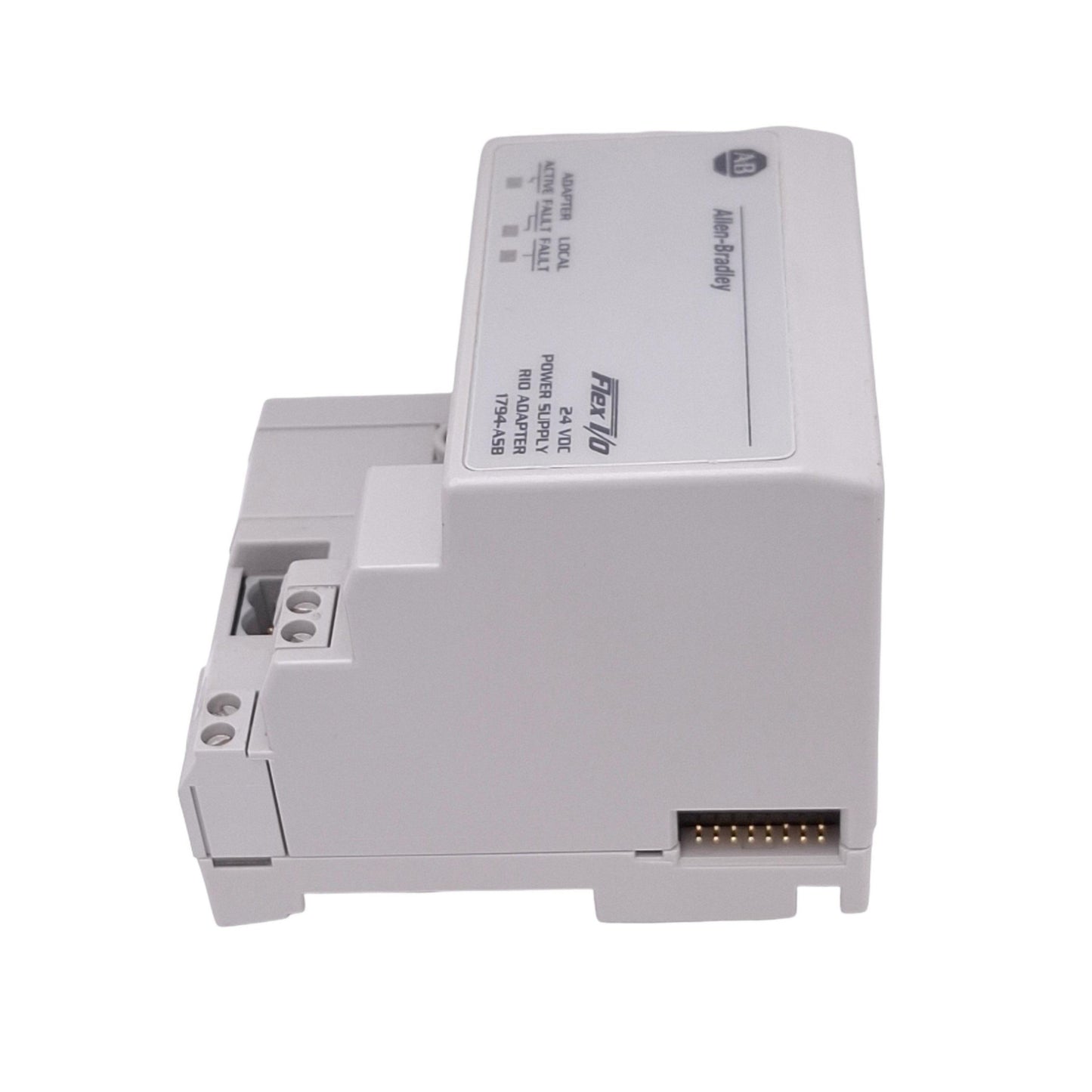 Used Allen Bradley 1794-ASB FLEX I/O Remote Adapter, 8-Module, 24VDC In, 5VDC Out