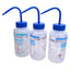 Used Lot of 3 Azlon WGW539VTMLA Plastic Wash Bottle For LDPE, 500ml Capacity