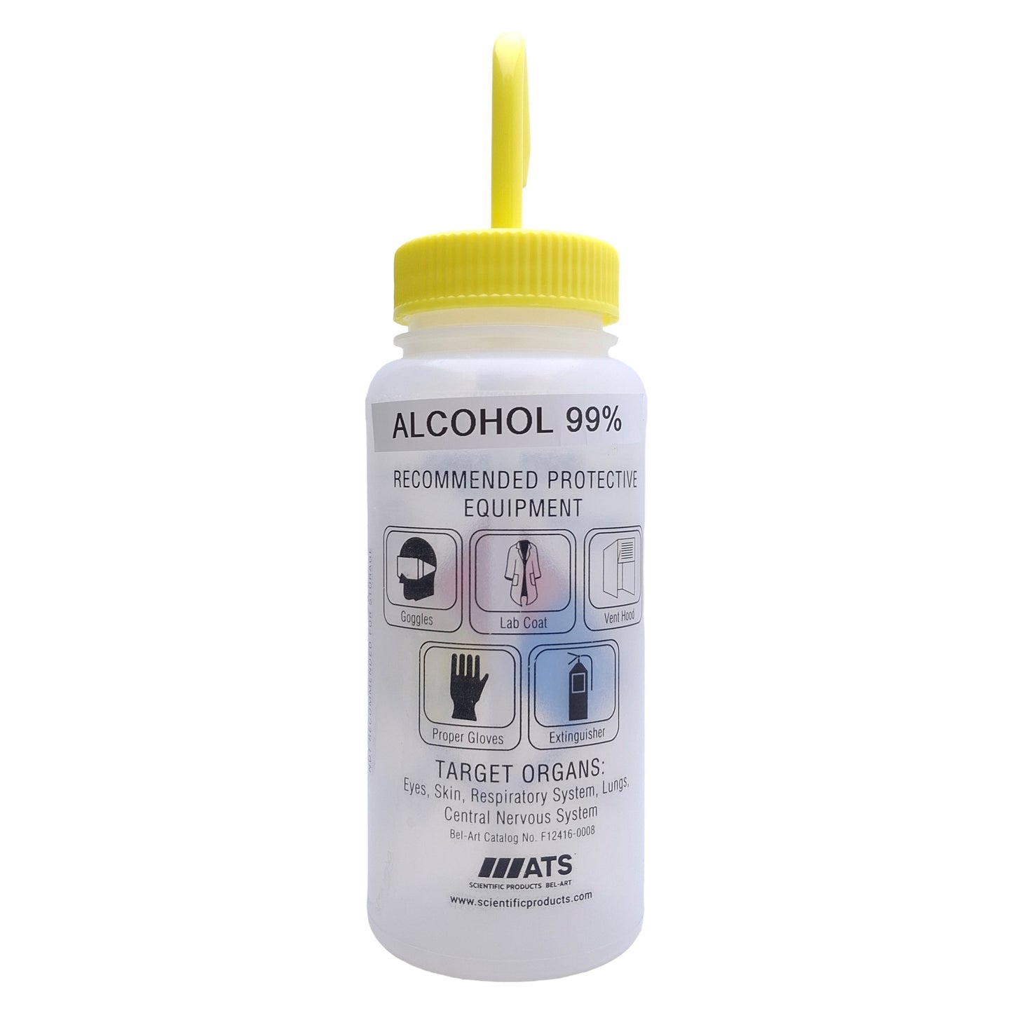 Used Lot of 3 SP Bel-Art F12416-0008 Plastic Wash Bottle For LDPE, 500ml Capacity