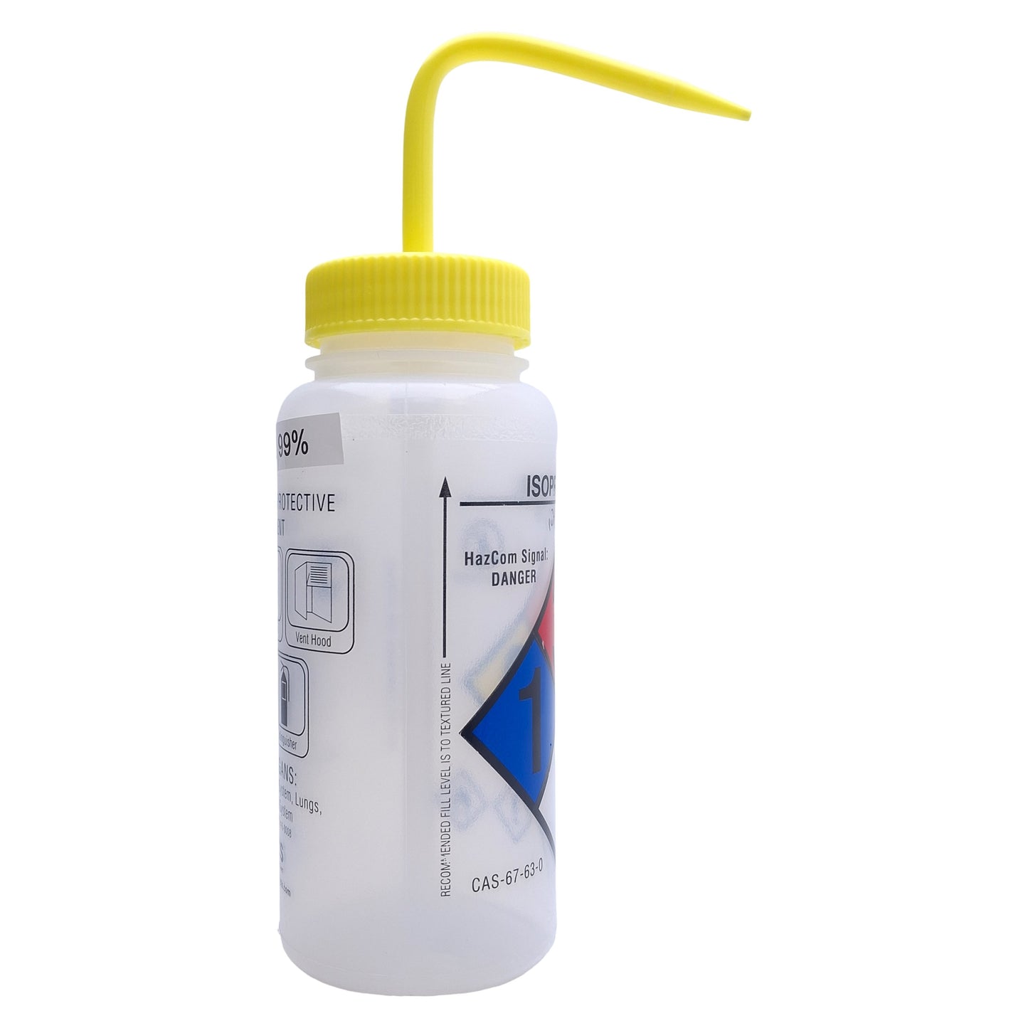 Used Lot of 3 SP Bel-Art F12416-0008 Plastic Wash Bottle For LDPE, 500ml Capacity