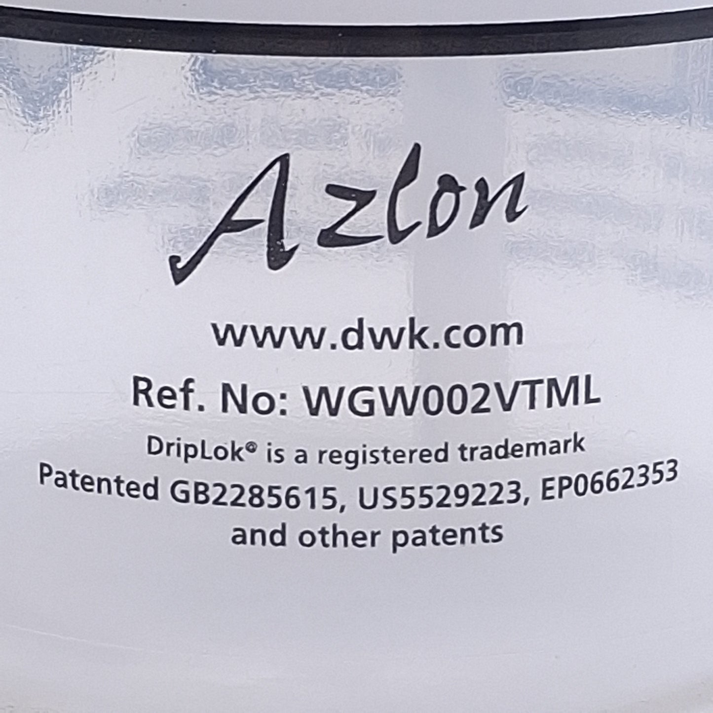 Used Lot of 3 Azlon WGW002VTML Plastic Wash Bottle For LDPE, 500ml Capacity