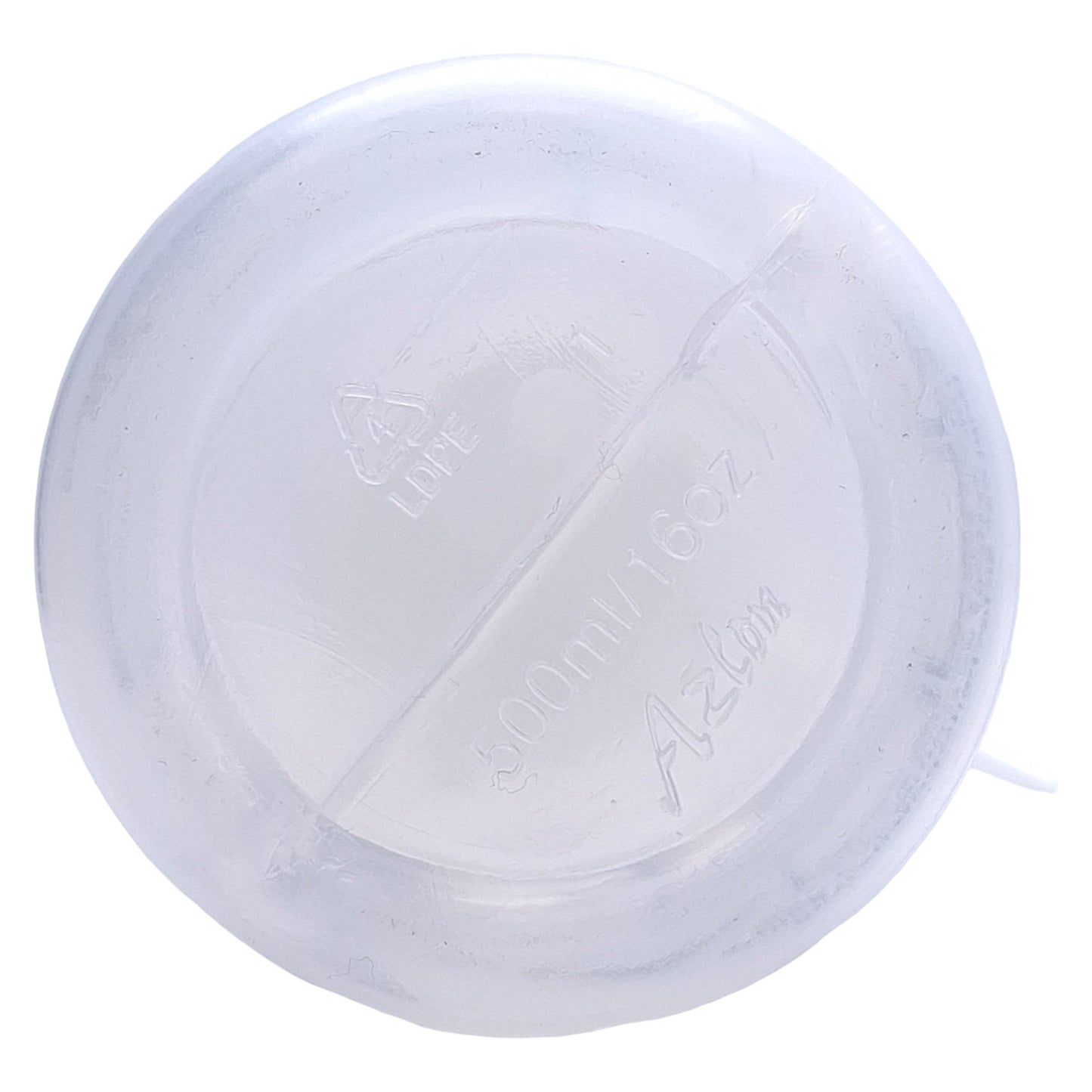 Used Lot of 3 Azlon WGW002VTML Plastic Wash Bottle For LDPE, 500ml Capacity