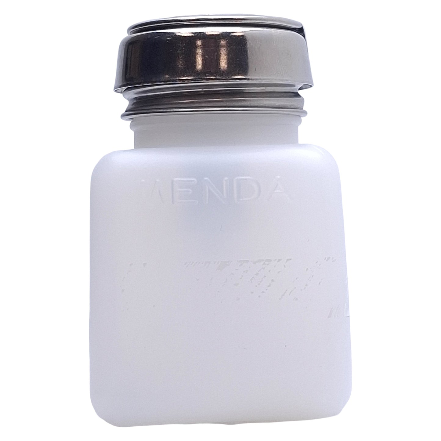 Used Lot of 3 Menda 35305 Square HDPE Bottle w/ One-Touch Pump, 4oz Capacity, 0.2cc