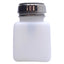 Used Lot of 3 Menda 35305 Square HDPE Bottle w/ One-Touch Pump, 4oz Capacity, 0.2cc