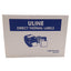 New Box of 12 ULINE S-7485 Direct Thermal Labels, 4in x 6in w/ 3/4in Tab, 245/roll