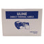 New Box of 12 ULINE S-7485 Direct Thermal Labels, 4in x 6in w/ 3/4in Tab, 245/roll