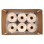 New Box of 12 ULINE S-7485 Direct Thermal Labels, 4in x 6in w/ 3/4in Tab, 245/roll