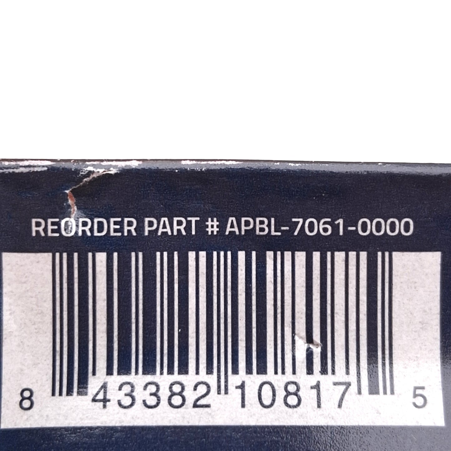 New Lot of 2 Accutec APBL-7061-0000 Single Edge Razor Blades, 0.009in Blade, 100/Box