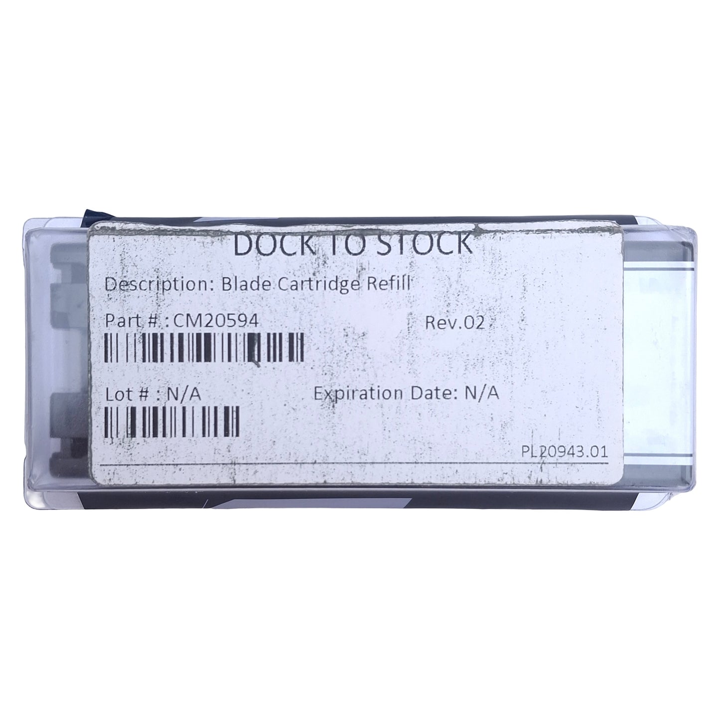 New Accuforge AGBL-7009-0000 Gem3 SS Single Edge Razor Blade, 0.009in Blade, 100/box