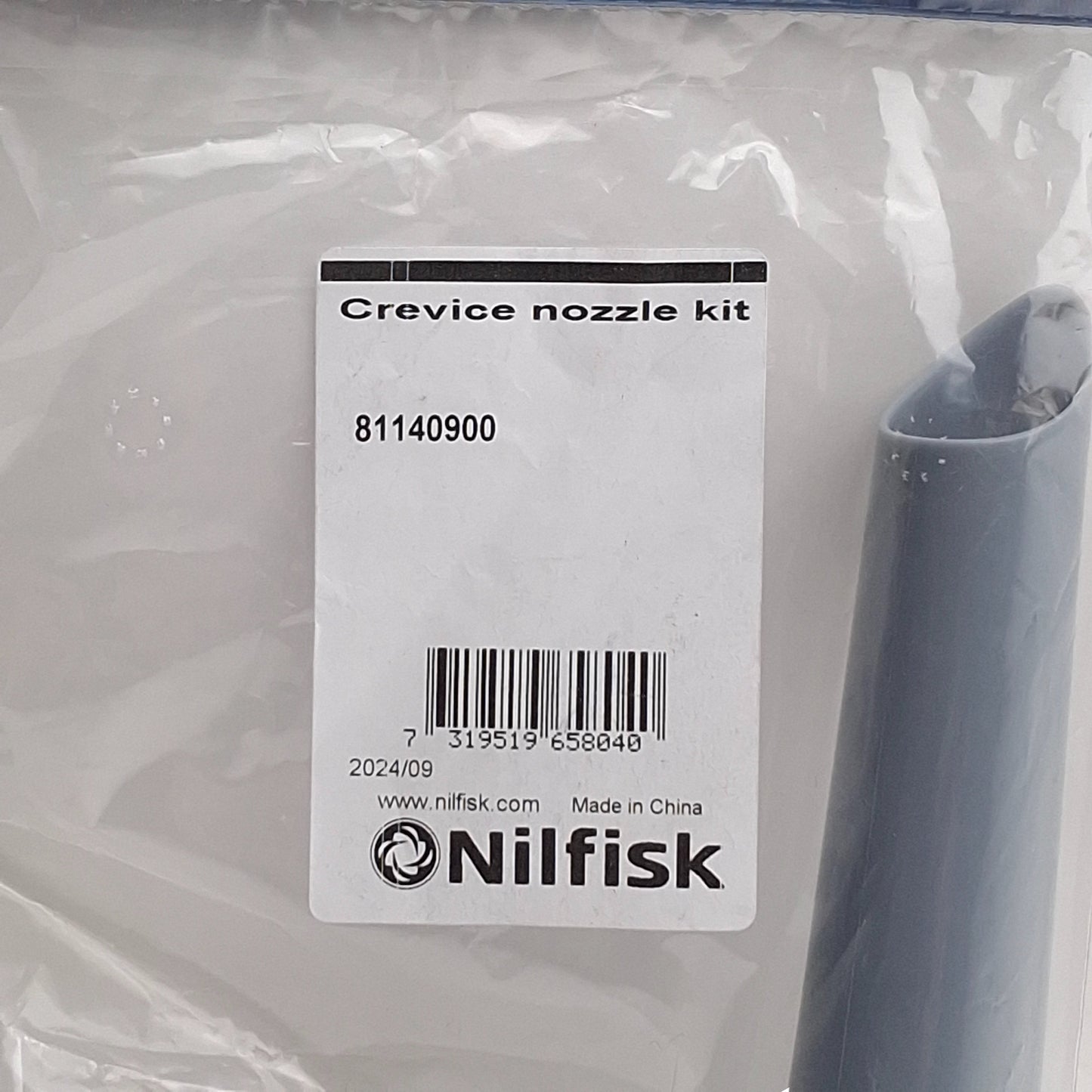 New Nilfisk 81140900 Flexible Crevice Tool For Vacuums, 32mm / 1-1/4in Input
