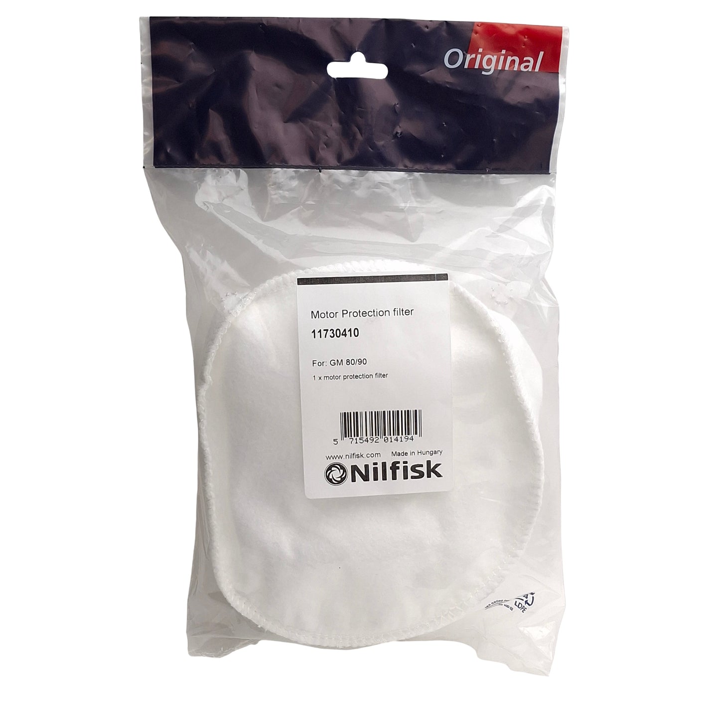 New Nilfisk 11730410 Polyester Microfilter for GM, GS & GD Series Vacuums