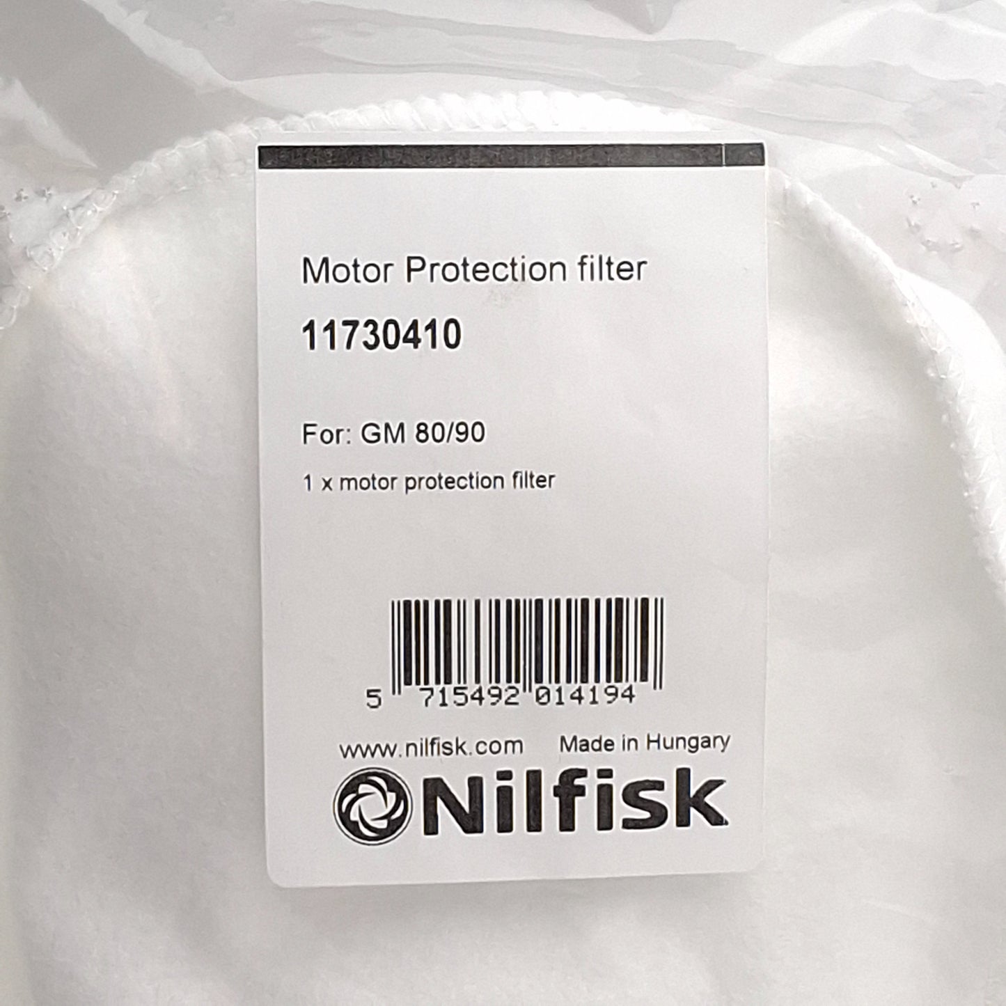 New Nilfisk 11730410 Polyester Microfilter for GM, GS & GD Series Vacuums