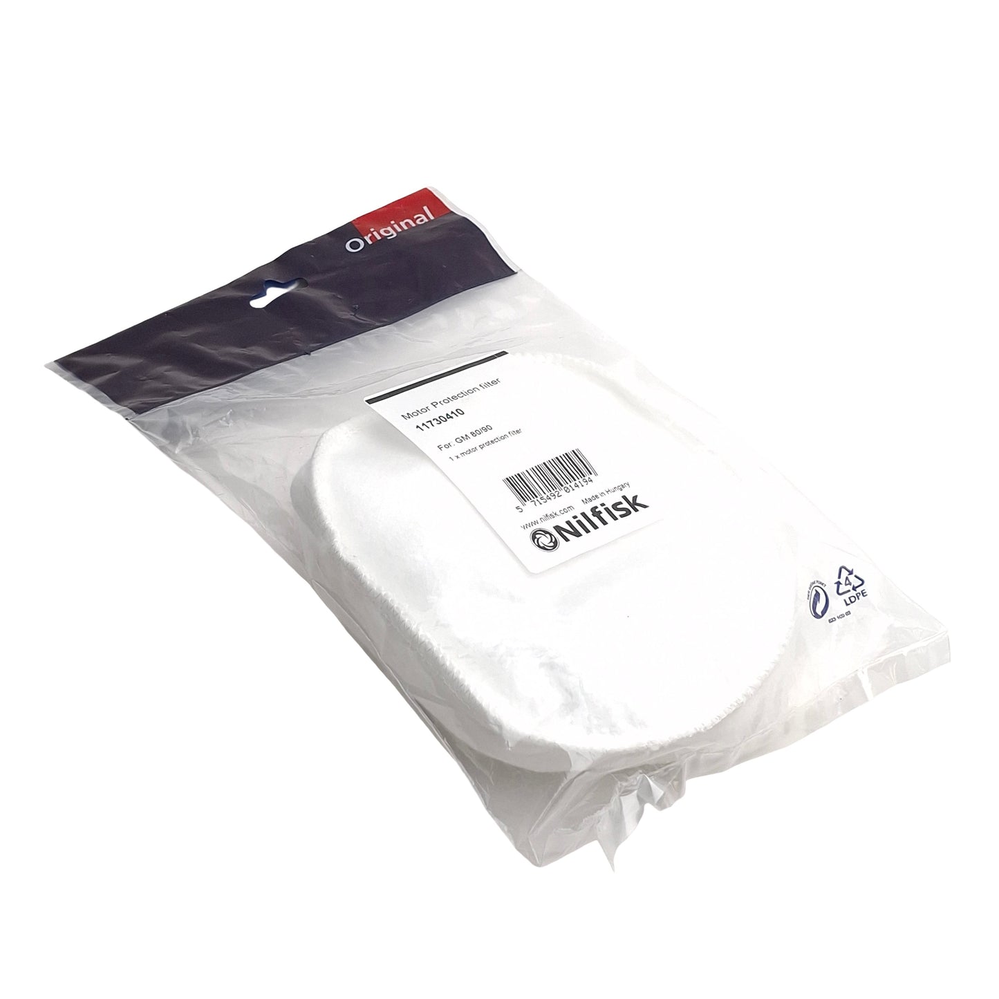 New Nilfisk 11730410 Polyester Microfilter for GM, GS & GD Series Vacuums