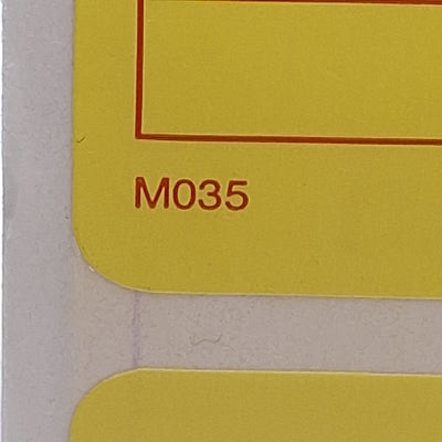 New GMP Labeling M035 Inventory Label 500/Roll, 4 x 3.5in Rectangle, Matte Litho