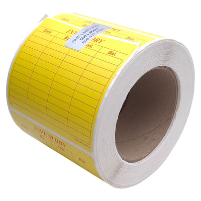 New GMP Labeling M035 Inventory Label 500/Roll, 4 x 3.5in Rectangle, Matte Litho