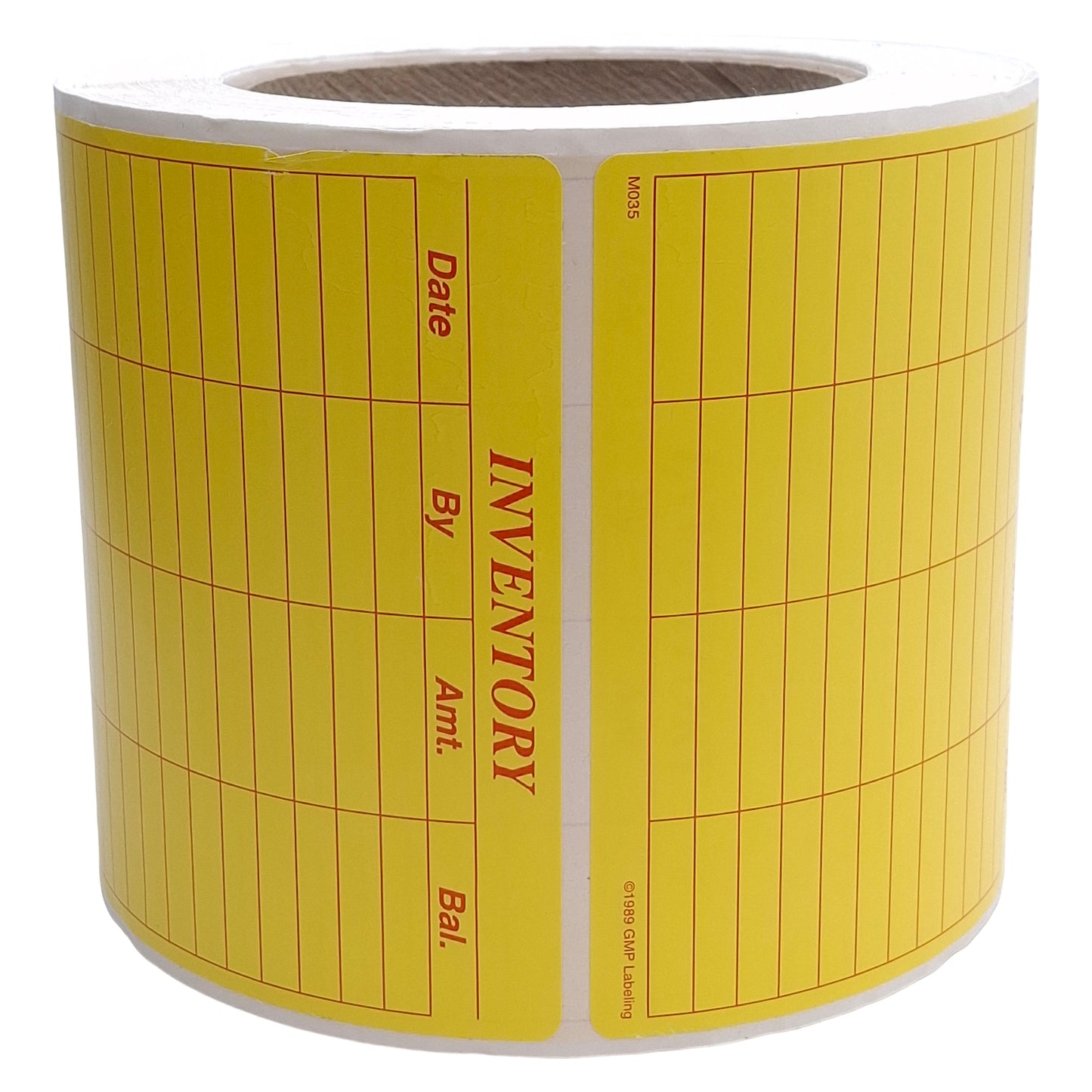 New GMP Labeling M035 Inventory Label 500/Roll, 4 x 3.5in Rectangle, Matte Litho