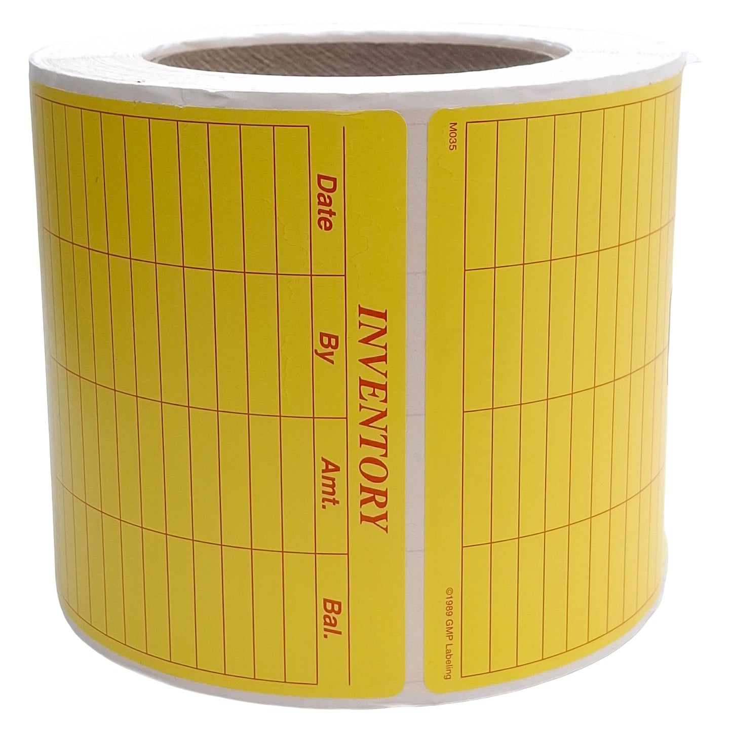 New GMP Labeling M035 Inventory Label 500/Roll, 4 x 3.5in Rectangle, Matte Litho