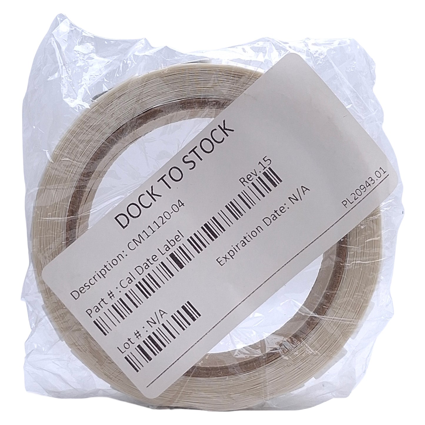 New GMP Labeling S080 Self-Laminating Cal Date Label 500/Roll, 1 x 0.5in Rectangle