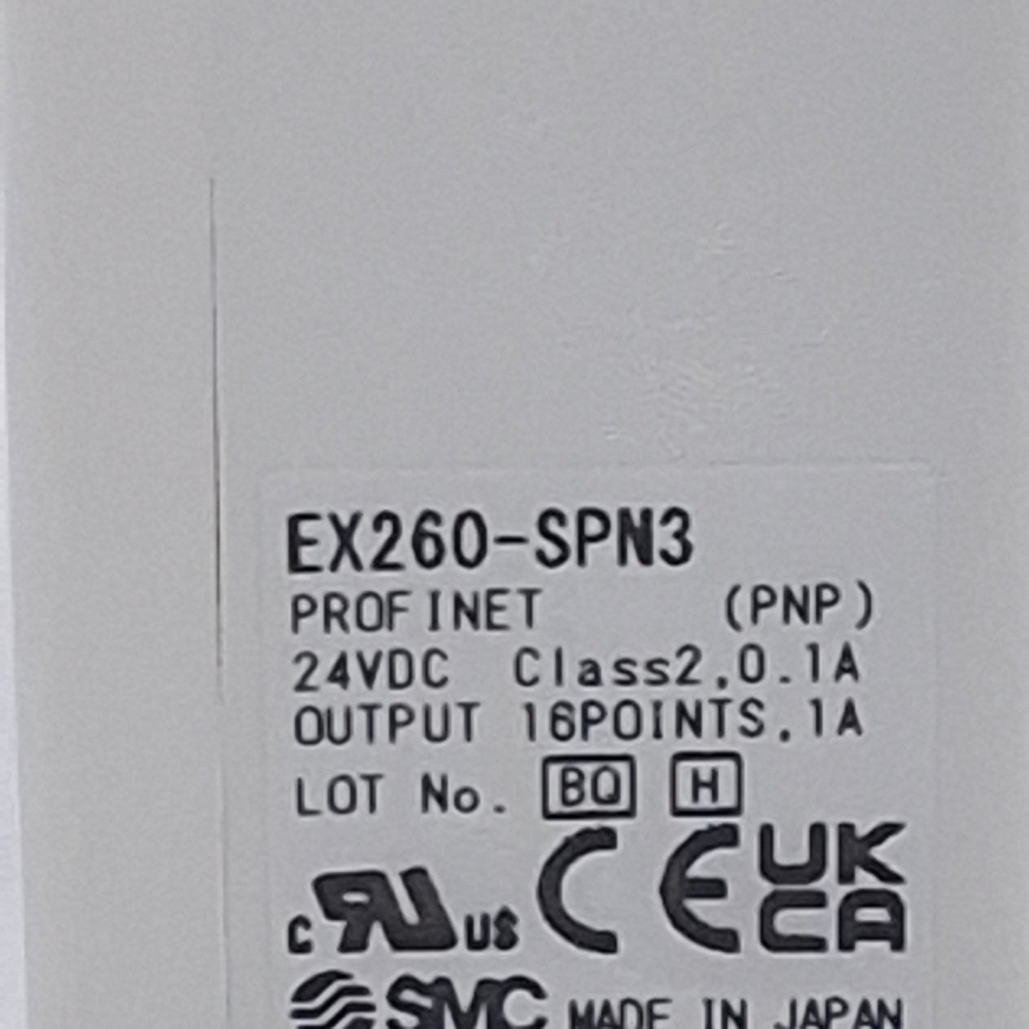 New SMC EX260-SPN3 Serial Interface Unit PROFINET, PNP, 16-Outputs, 4-Pin M12, 24VDC