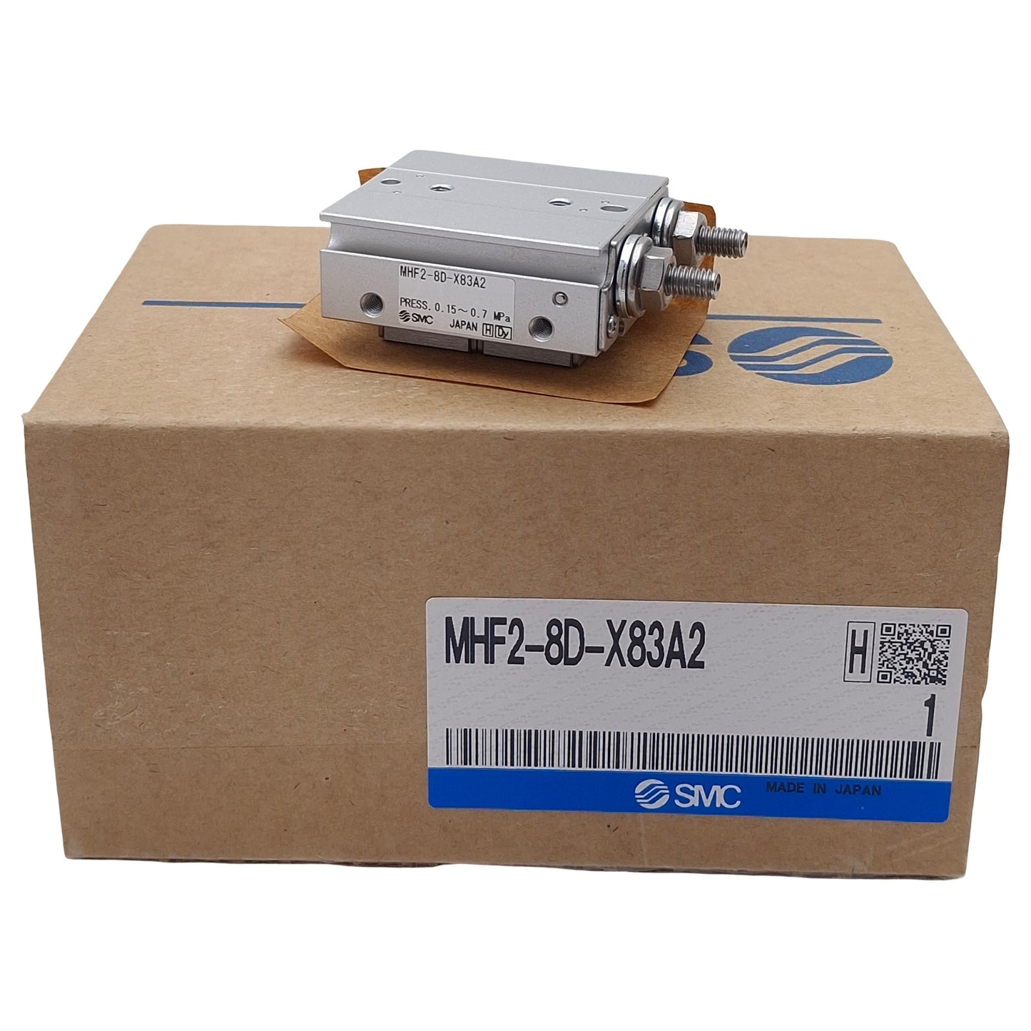 New SMC MHF2-8D-X83A2 Double-Acting Pneumatic Gripper, 8mm Bore/Stroke, 19N, 0.7MPa