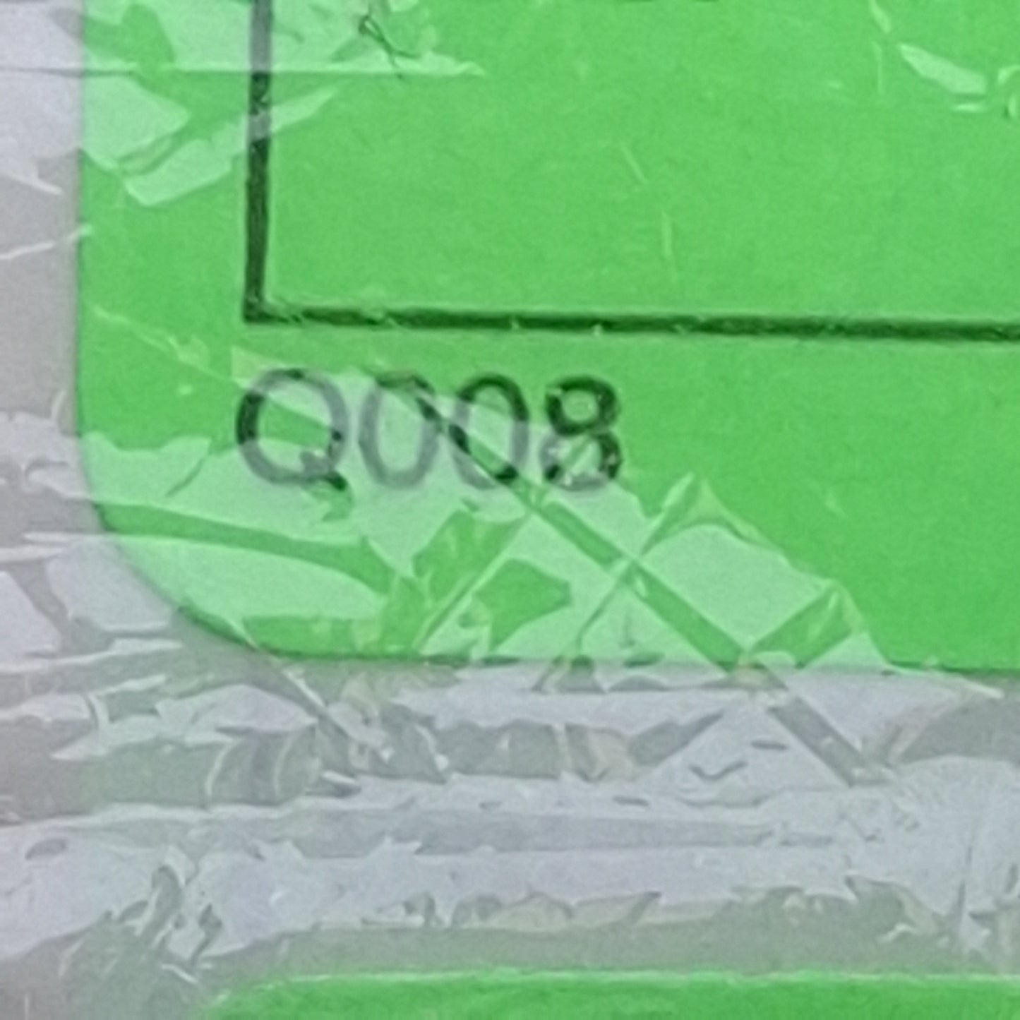 New GMP Labeling Q008 Accepted Label, 1000/Roll, 2 x 1in Rectangle, Thermal Transfer
