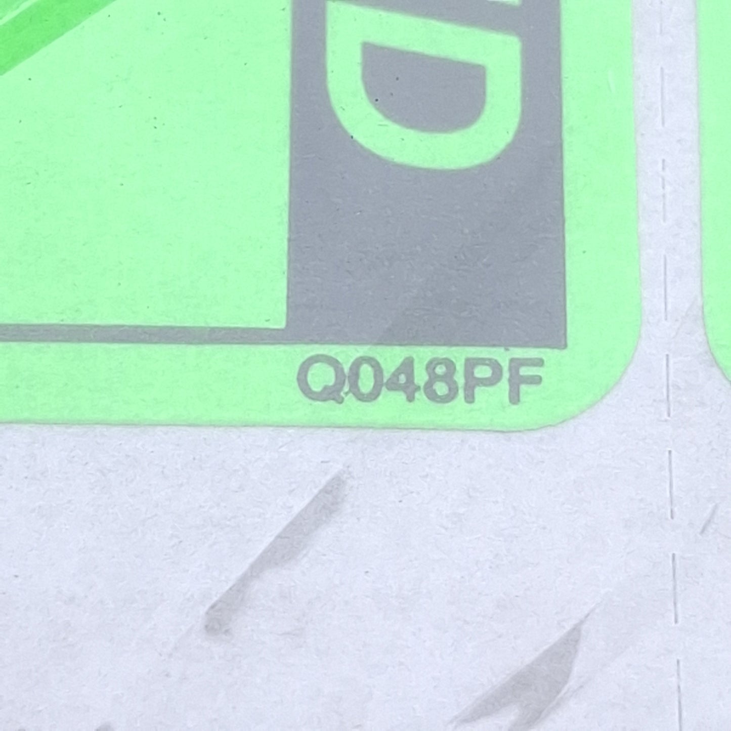 New GMP Labeling Q048PF Accepted Label, 500/Pack, 2 x 2in Square, Pin Feed