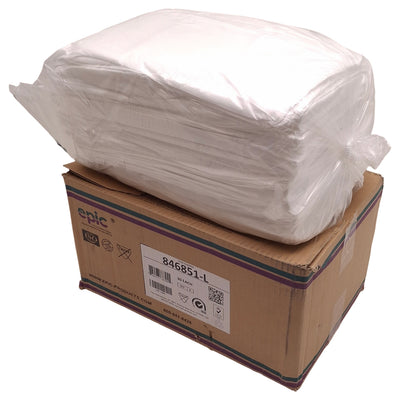 New Epic 846851-L White Coated Frocks 30/Case, Cleanroom-Safe, ESD-Safe, Large