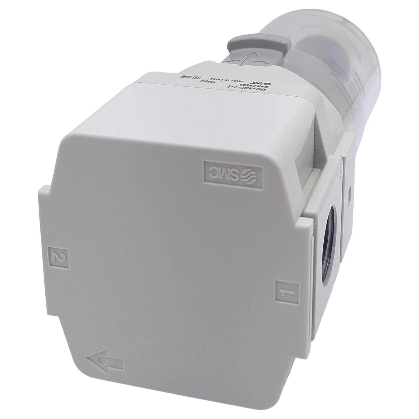 New SMC AF40-N04C-Z-D Pneumatic Air Filter, NC, 1/2in NPT, 5µm Filtration, 150psi