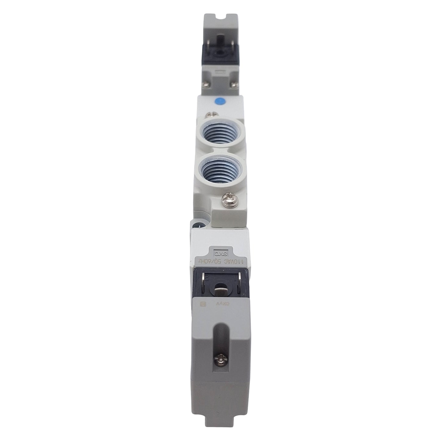 New SMC SY7220-3DZ-02T Solenoid Valve, 5/2-Way, 1/4in NPT, 0.7MPa, 110VAC Coil