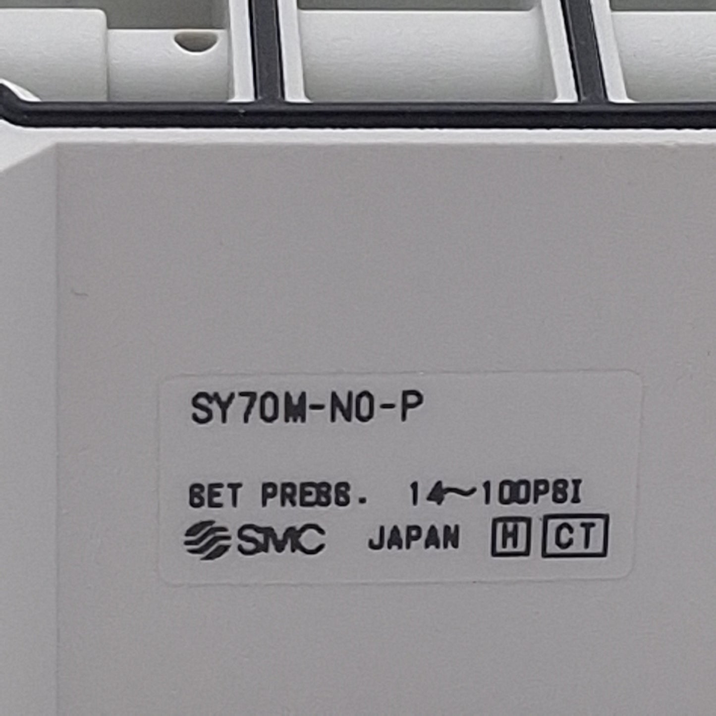 New SMC SY70M-N0-P Solenoid Valve Interface Regulator, Set 14-100psi, 0-1.0MPa Gauge