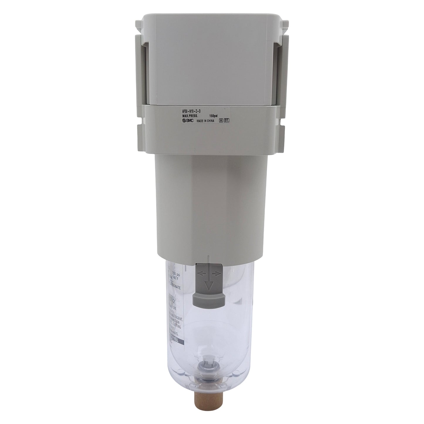 New SMC AF50-N10-Z-D Pneumatic Air Filter, 1in NPT, 5µm Filtration, 150psi Max