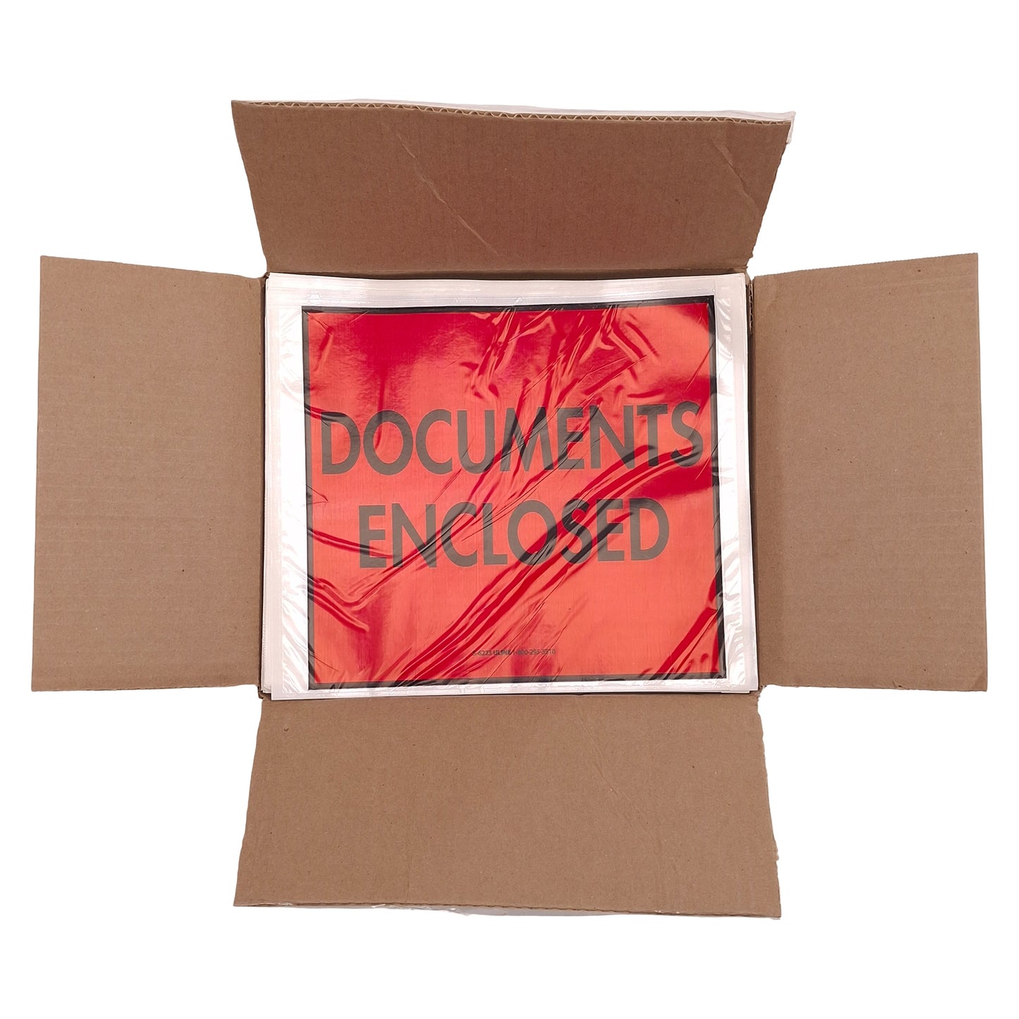 New Uline S-6223 "Documents Enclosed" Packing List Envelopes, 500 Count, 10 x 12in
