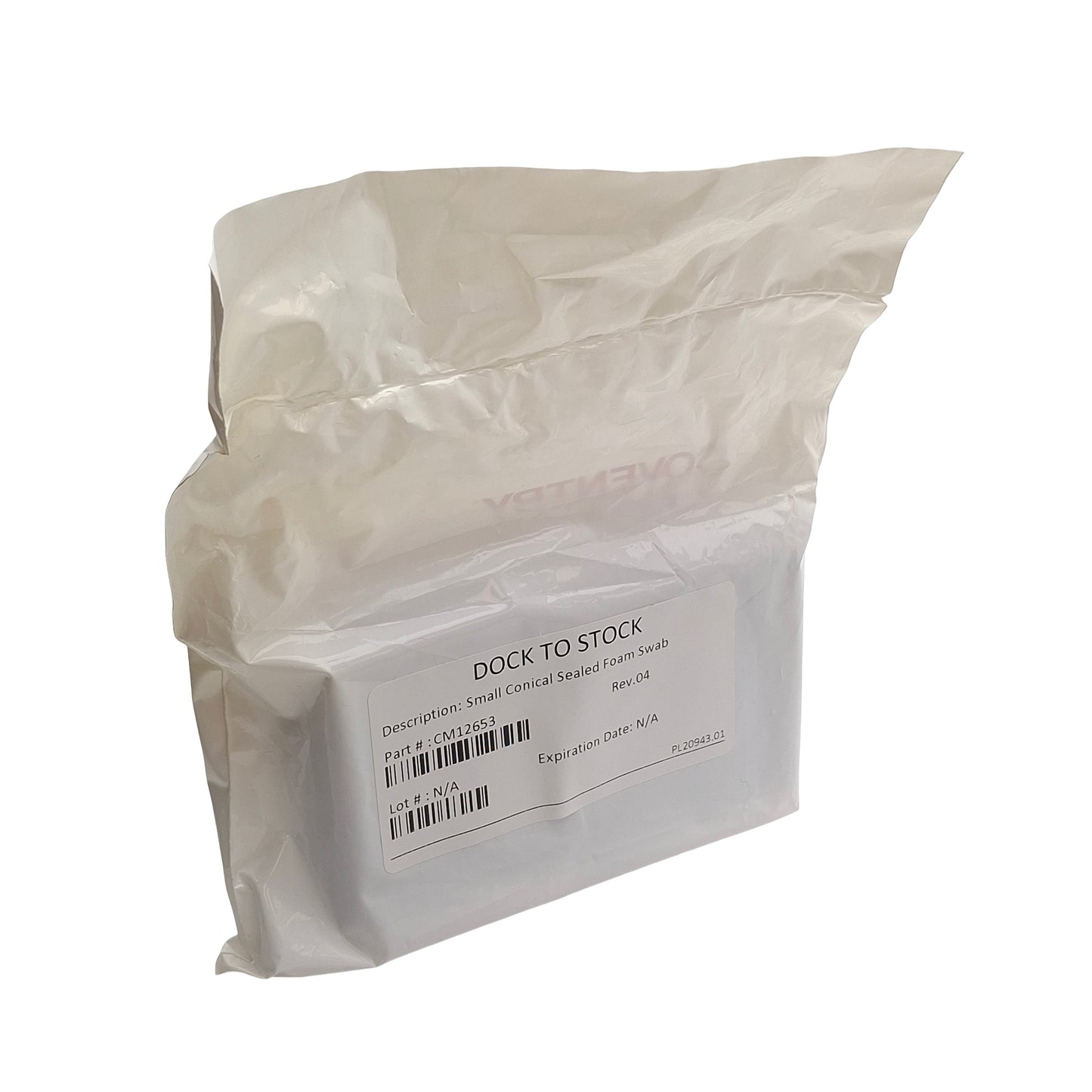 New Coventry 44070 Chemtronics Sealed Foam Swabs, ø3.3mm x 8cm, Bag of 500 Swabs