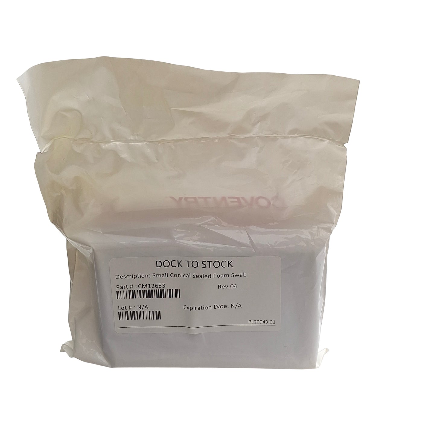 New Coventry 44070 Chemtronics Sealed Foam Swabs, ø3.3mm x 8cm, Bag of 500 Swabs