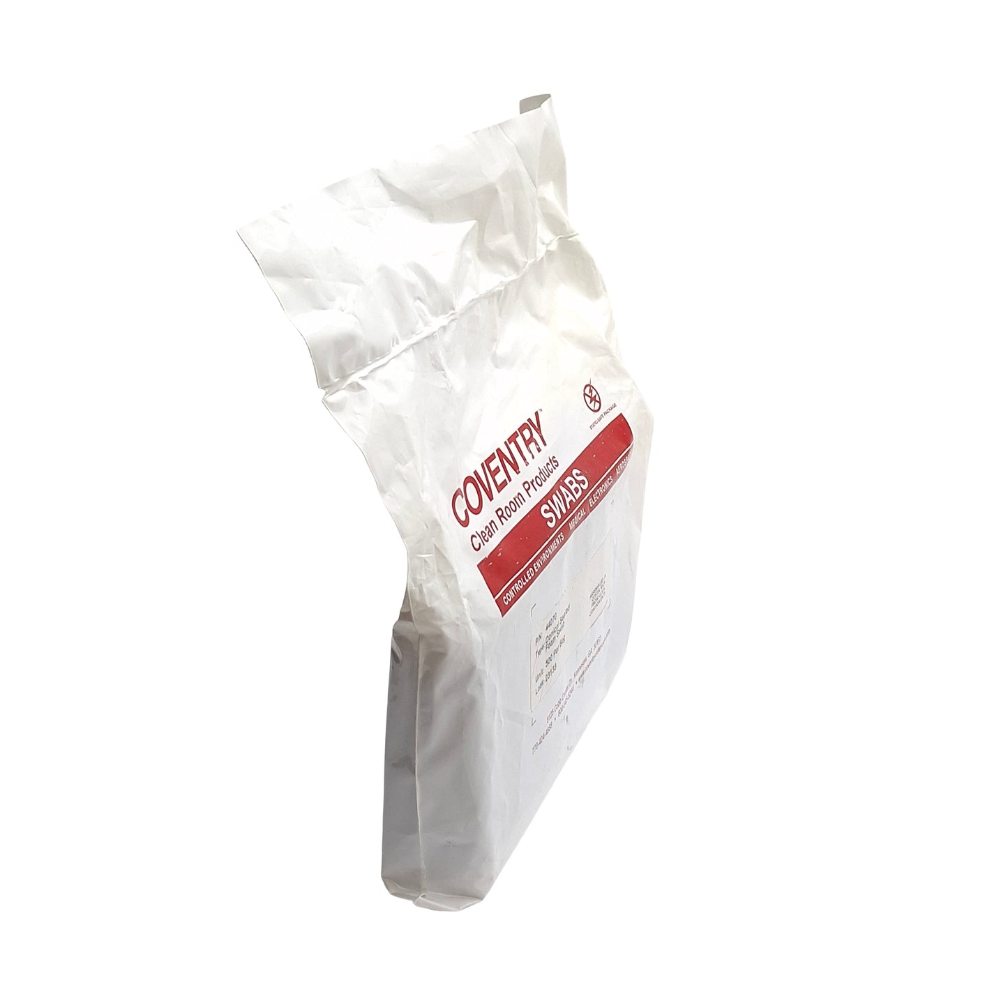 New Coventry 44070 Chemtronics Sealed Foam Swabs, ø3.3mm x 8cm, Bag of 500 Swabs