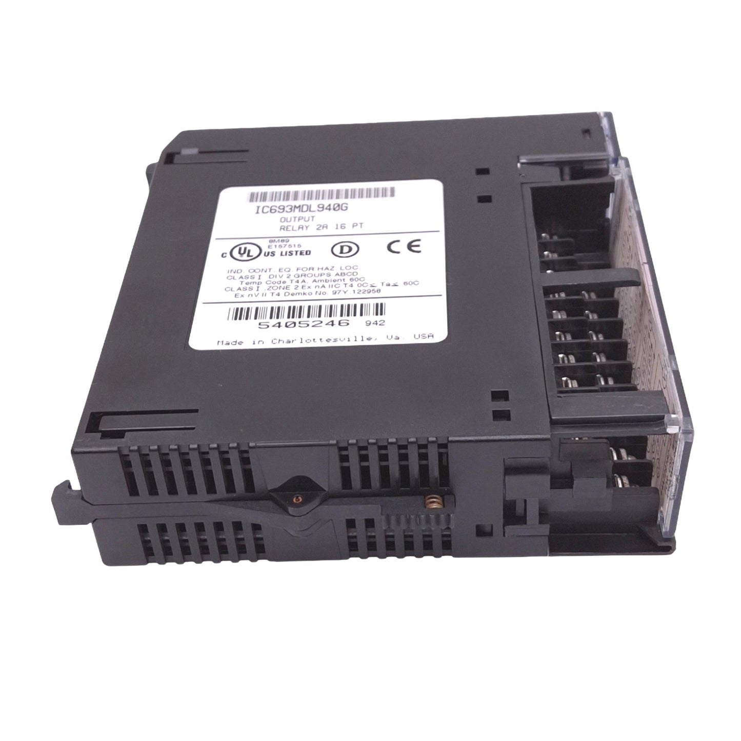 Used GE Fanuc IC693MDL940G Relay Output Module for 90-30 PLC, 16-Point NO 24VDC